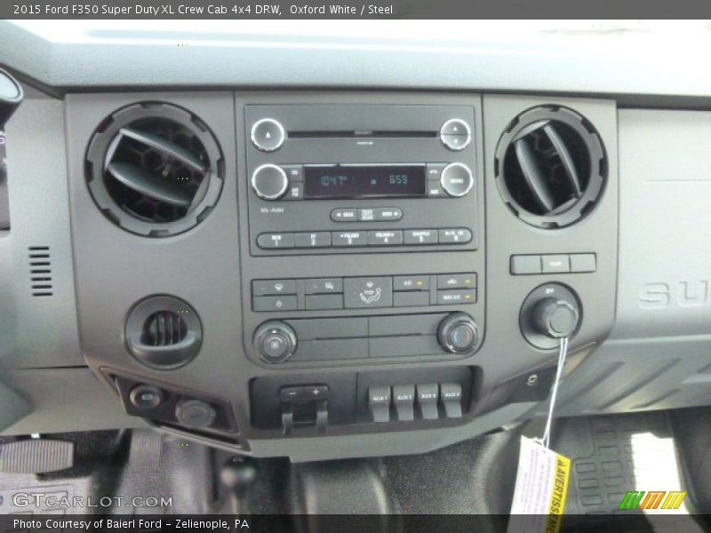 Oxford White / Steel 2015 Ford F350 Super Duty XL Crew Cab 4x4 DRW
