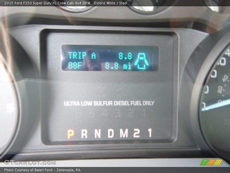 Oxford White / Steel 2015 Ford F350 Super Duty XL Crew Cab 4x4 DRW