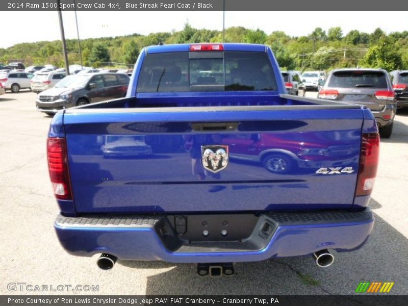 Blue Streak Pearl Coat / Black 2014 Ram 1500 Sport Crew Cab 4x4