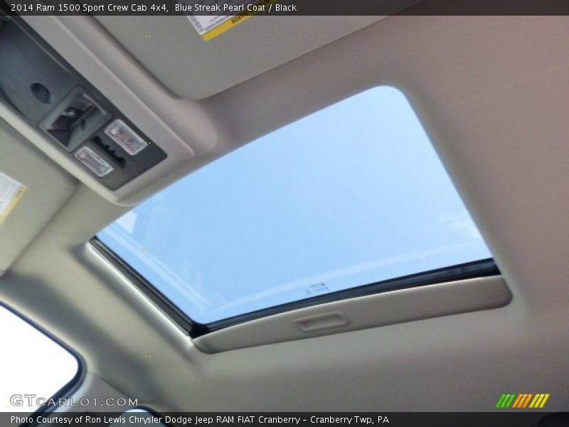 Blue Streak Pearl Coat / Black 2014 Ram 1500 Sport Crew Cab 4x4