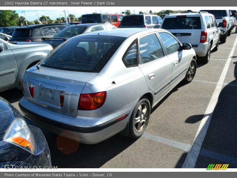 Silver Pewter / Dark Gray 2002 Hyundai Elantra GT Hatchback