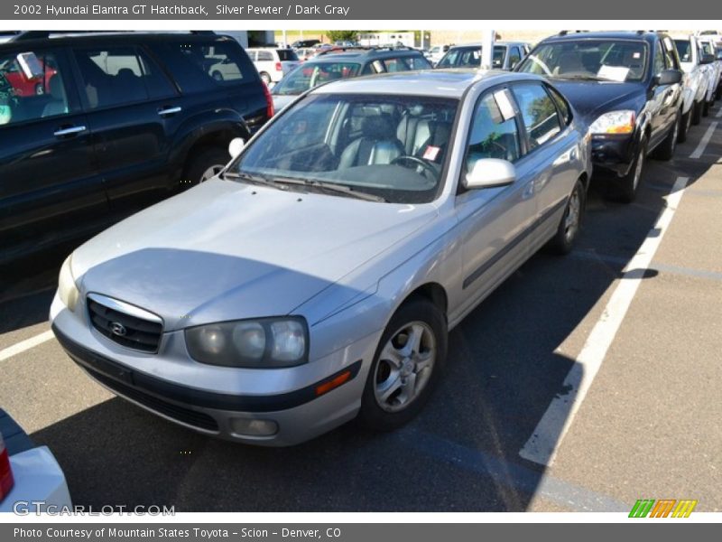 Silver Pewter / Dark Gray 2002 Hyundai Elantra GT Hatchback