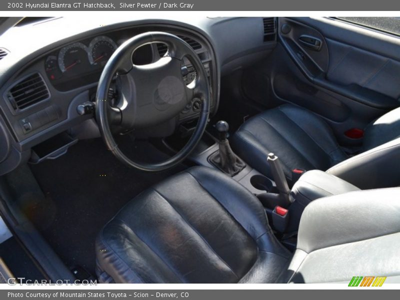 Silver Pewter / Dark Gray 2002 Hyundai Elantra GT Hatchback
