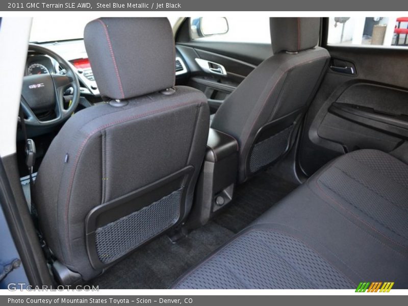 Steel Blue Metallic / Jet Black 2011 GMC Terrain SLE AWD