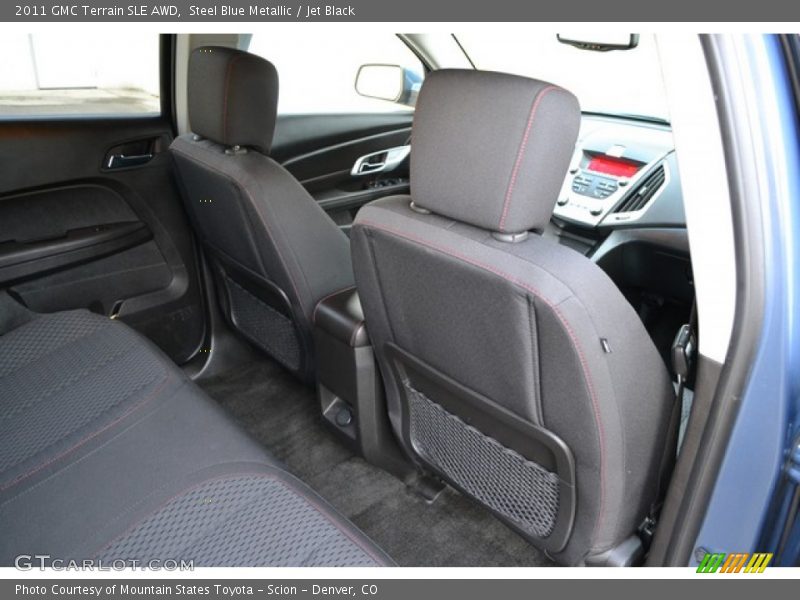 Steel Blue Metallic / Jet Black 2011 GMC Terrain SLE AWD