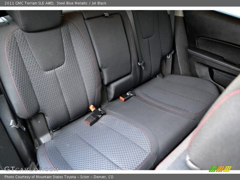 Steel Blue Metallic / Jet Black 2011 GMC Terrain SLE AWD