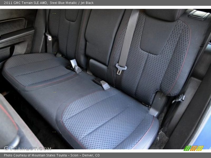 Steel Blue Metallic / Jet Black 2011 GMC Terrain SLE AWD