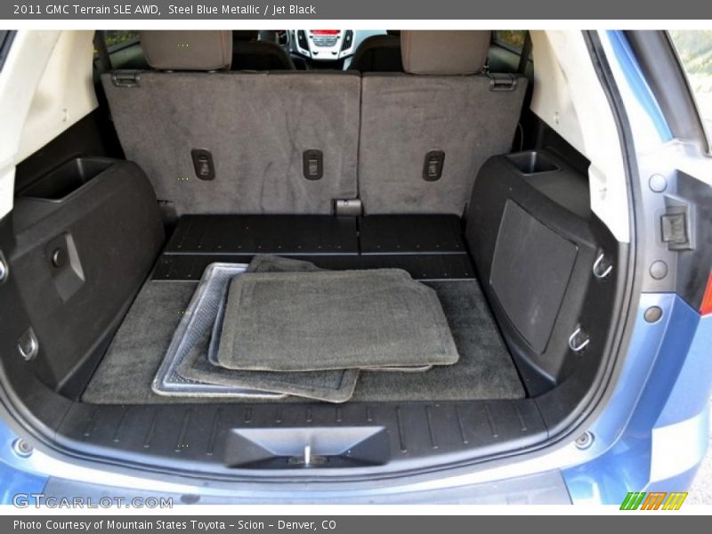Steel Blue Metallic / Jet Black 2011 GMC Terrain SLE AWD