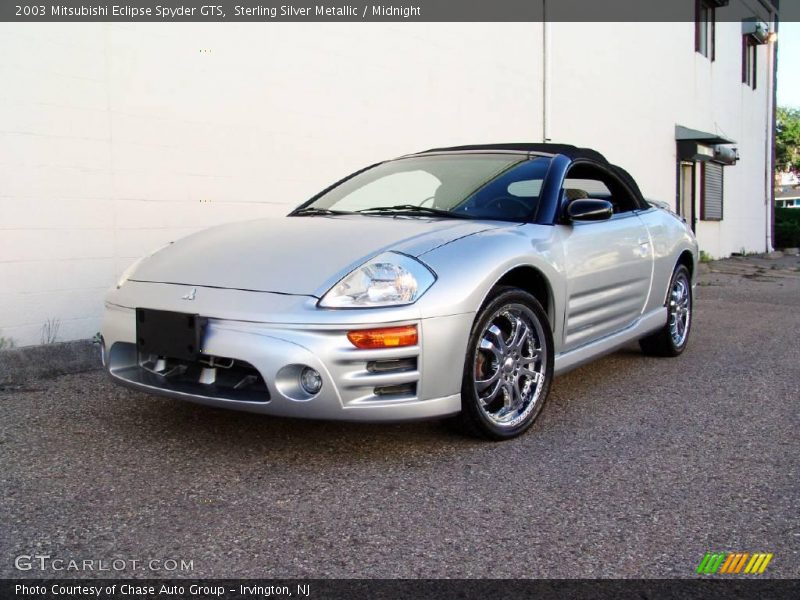 Sterling Silver Metallic / Midnight 2003 Mitsubishi Eclipse Spyder GTS