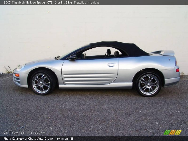 Sterling Silver Metallic / Midnight 2003 Mitsubishi Eclipse Spyder GTS