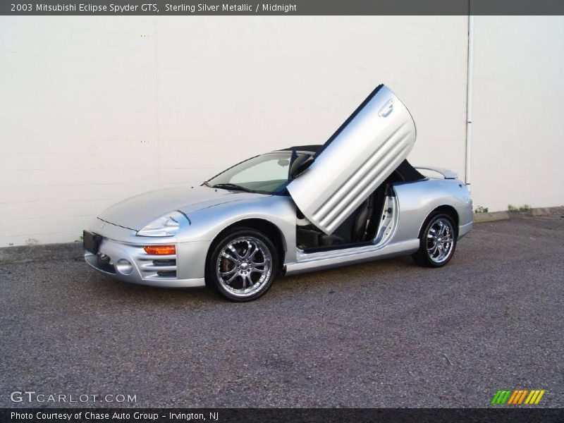 Sterling Silver Metallic / Midnight 2003 Mitsubishi Eclipse Spyder GTS