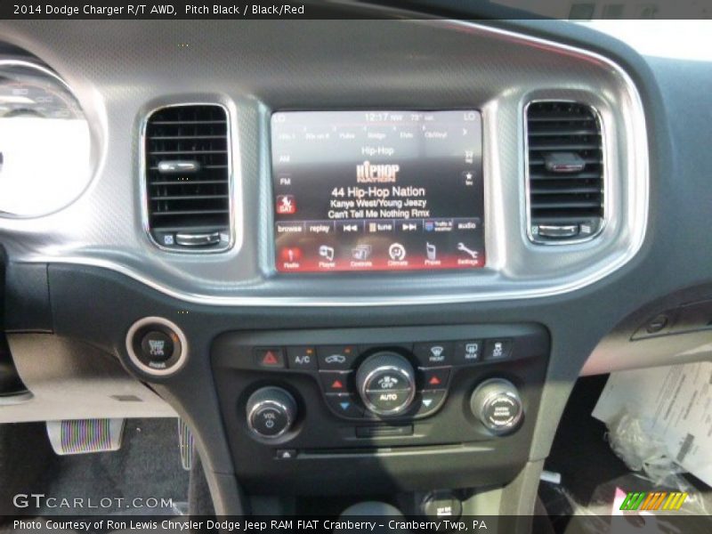 Pitch Black / Black/Red 2014 Dodge Charger R/T AWD