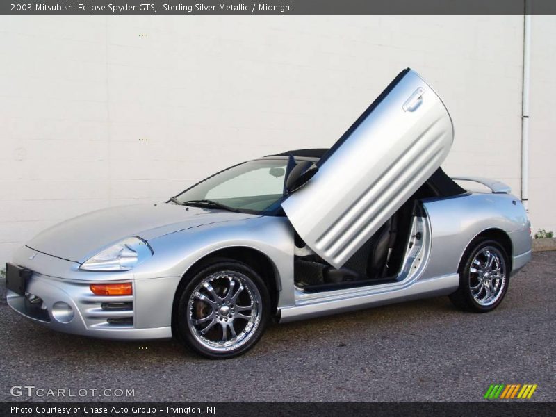 Sterling Silver Metallic / Midnight 2003 Mitsubishi Eclipse Spyder GTS