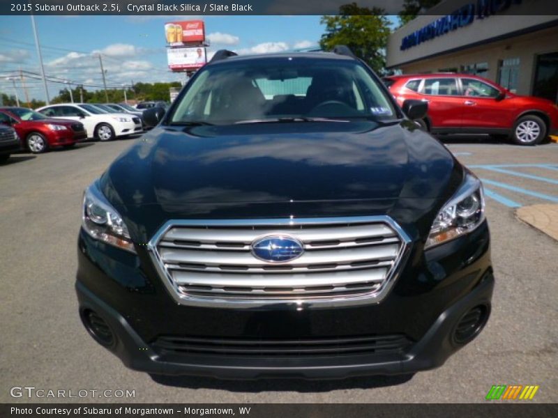 Crystal Black Silica / Slate Black 2015 Subaru Outback 2.5i