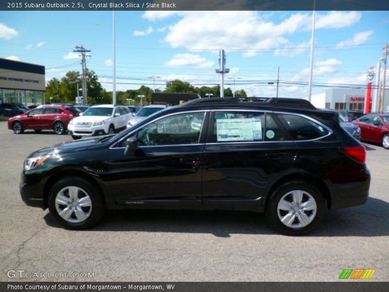 Crystal Black Silica / Slate Black 2015 Subaru Outback 2.5i
