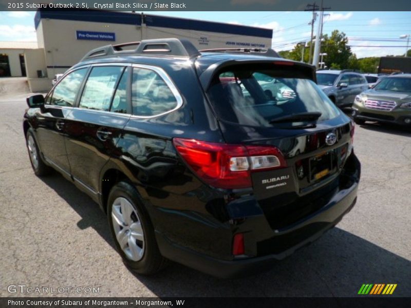 Crystal Black Silica / Slate Black 2015 Subaru Outback 2.5i
