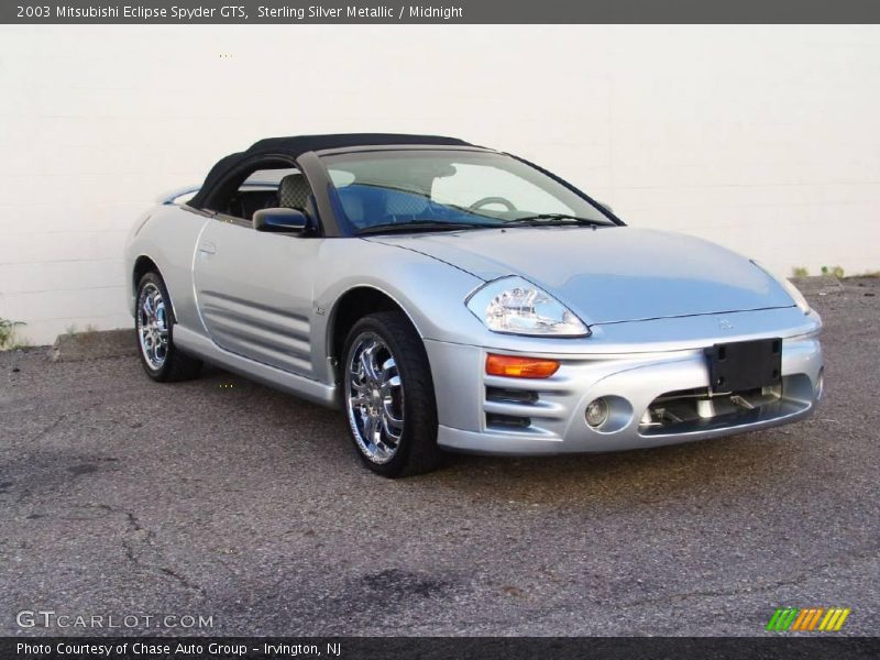 Sterling Silver Metallic / Midnight 2003 Mitsubishi Eclipse Spyder GTS