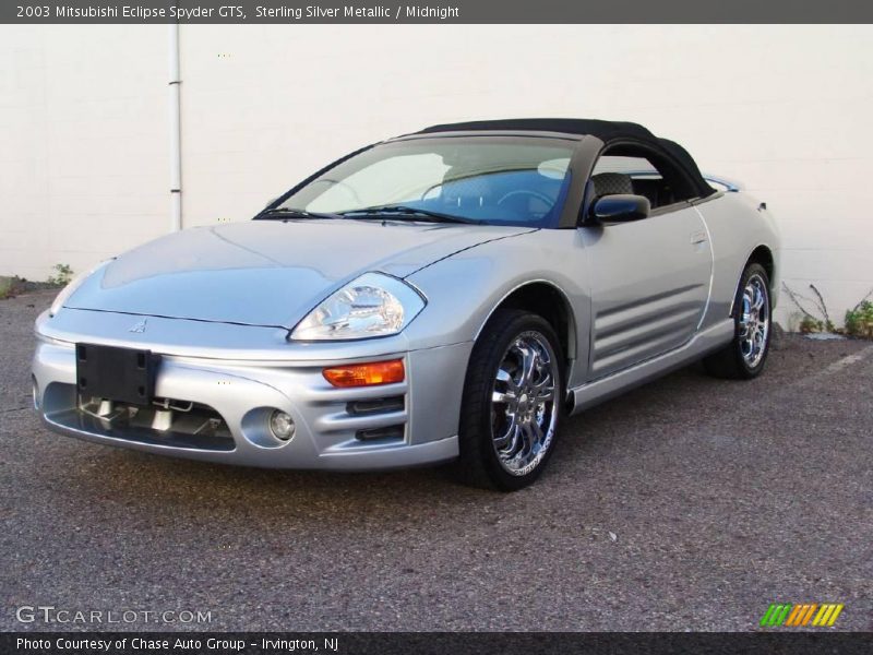Sterling Silver Metallic / Midnight 2003 Mitsubishi Eclipse Spyder GTS