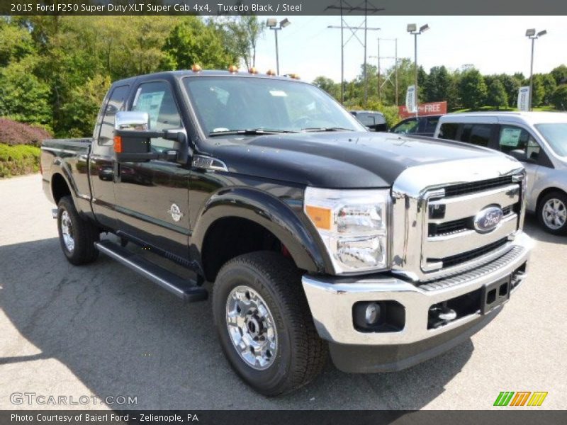 Tuxedo Black / Steel 2015 Ford F250 Super Duty XLT Super Cab 4x4