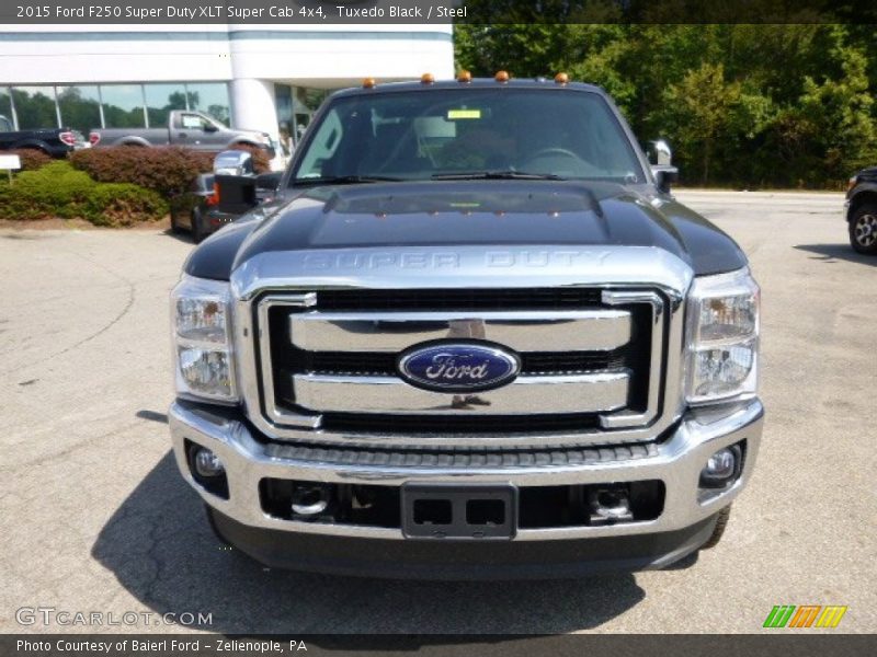 Tuxedo Black / Steel 2015 Ford F250 Super Duty XLT Super Cab 4x4