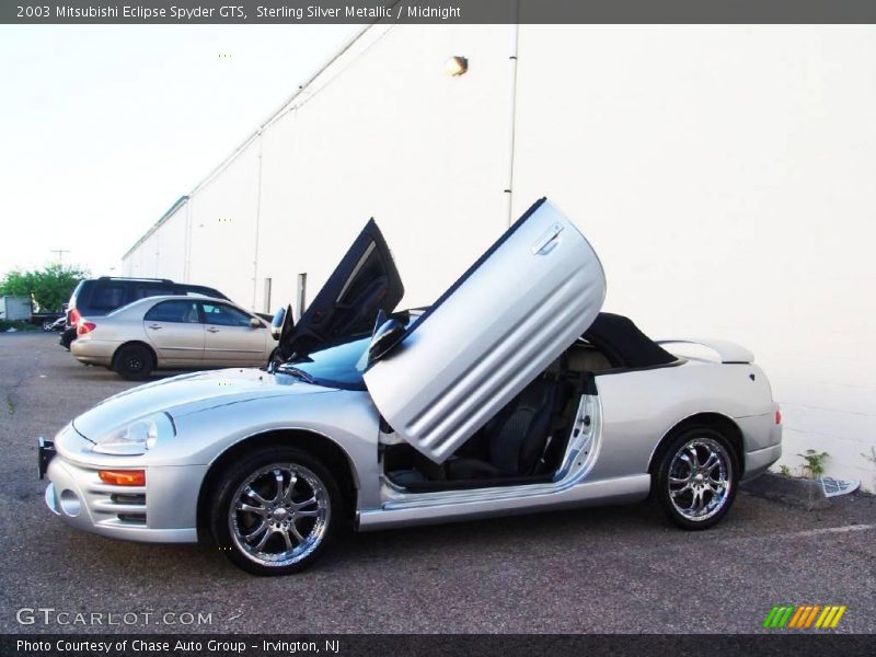 Sterling Silver Metallic / Midnight 2003 Mitsubishi Eclipse Spyder GTS