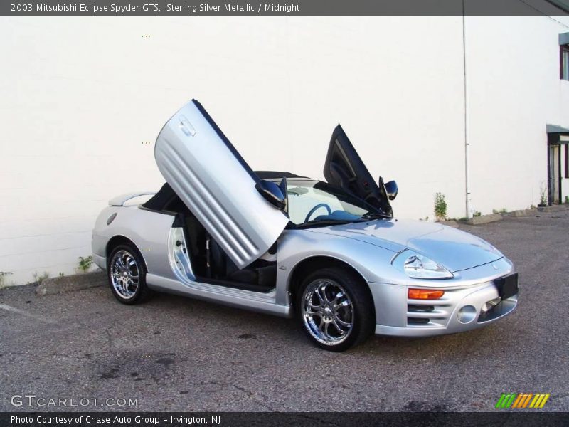 Sterling Silver Metallic / Midnight 2003 Mitsubishi Eclipse Spyder GTS