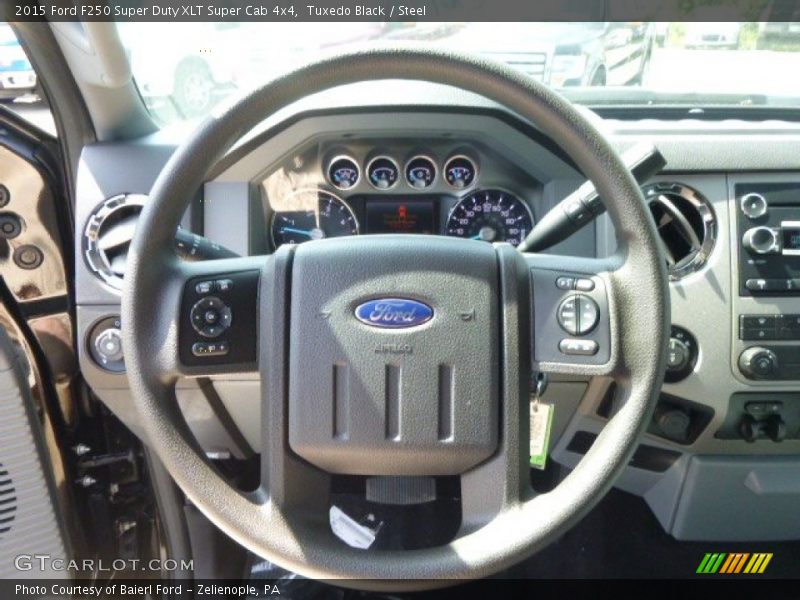 Tuxedo Black / Steel 2015 Ford F250 Super Duty XLT Super Cab 4x4