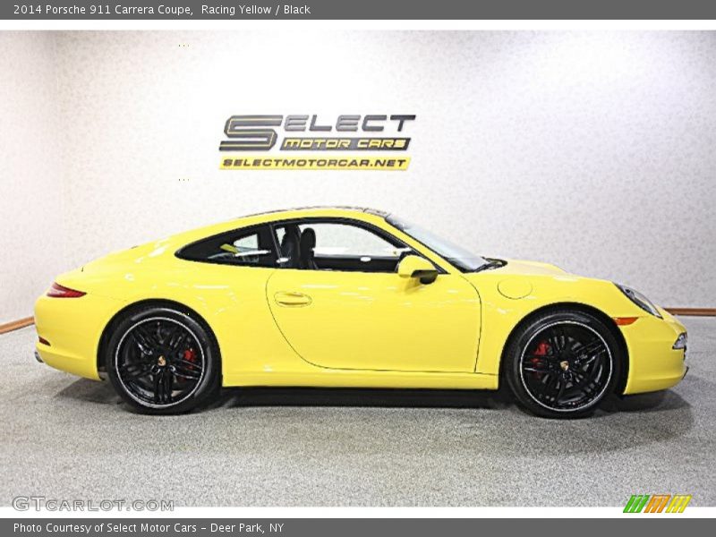 Racing Yellow / Black 2014 Porsche 911 Carrera Coupe