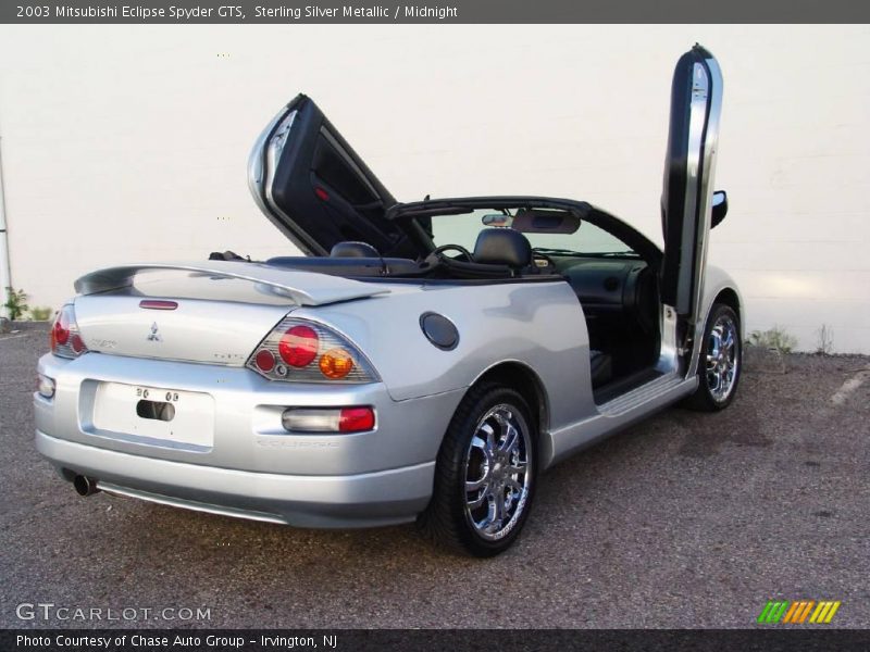Sterling Silver Metallic / Midnight 2003 Mitsubishi Eclipse Spyder GTS