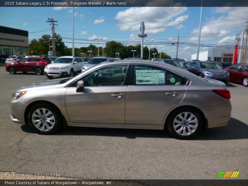 Tungsten Metallic / Warm Ivory 2015 Subaru Legacy 2.5i Premium