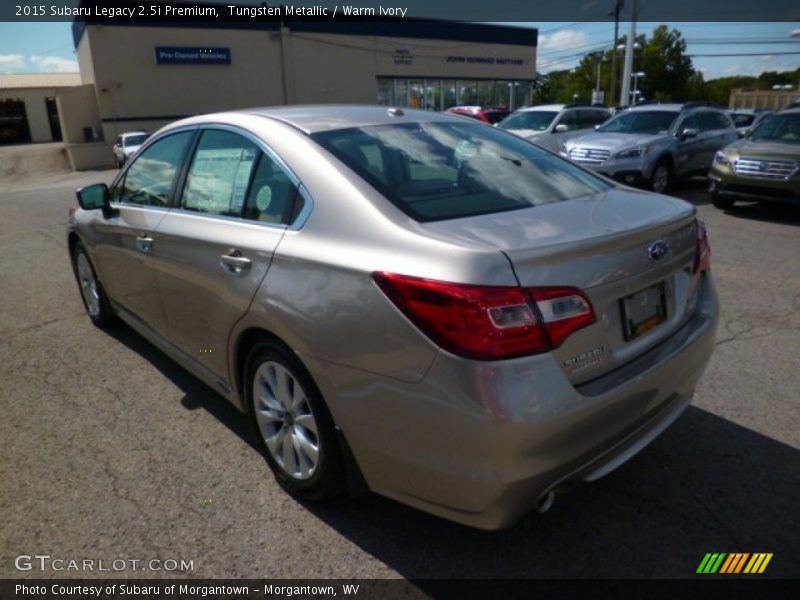Tungsten Metallic / Warm Ivory 2015 Subaru Legacy 2.5i Premium