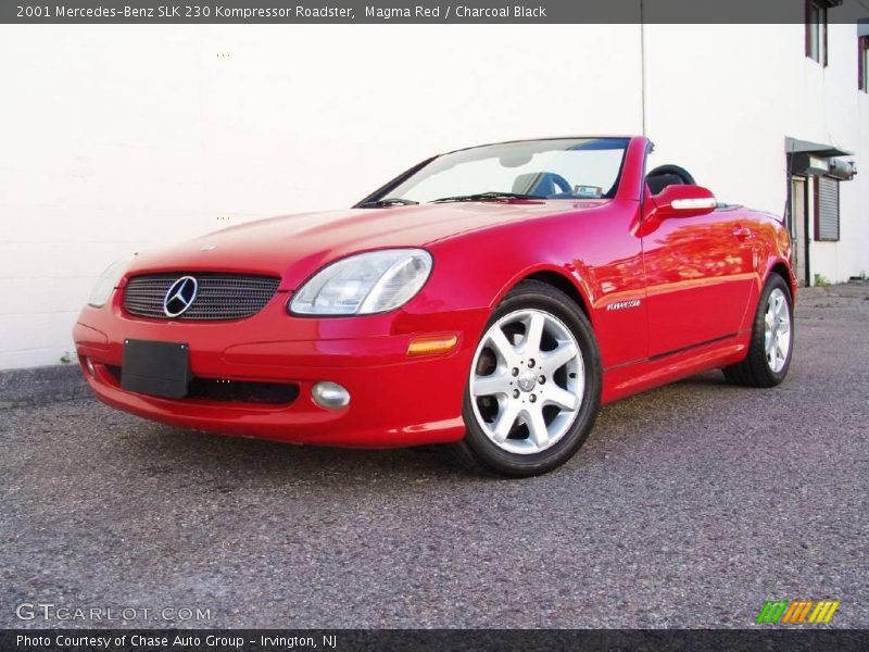 Magma Red / Charcoal Black 2001 Mercedes-Benz SLK 230 Kompressor Roadster