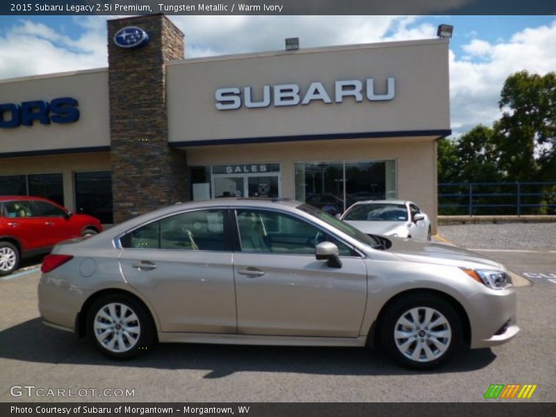 Tungsten Metallic / Warm Ivory 2015 Subaru Legacy 2.5i Premium