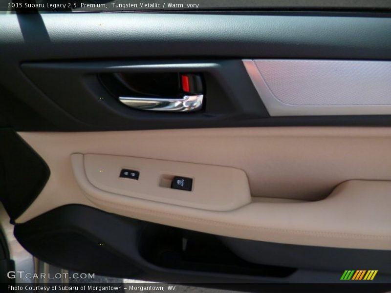 Tungsten Metallic / Warm Ivory 2015 Subaru Legacy 2.5i Premium