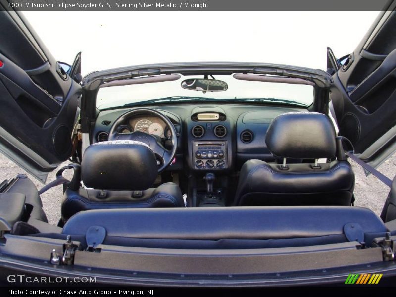 Sterling Silver Metallic / Midnight 2003 Mitsubishi Eclipse Spyder GTS