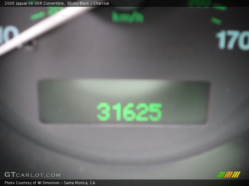 Ebony Black / Charcoal 2006 Jaguar XK XKR Convertible