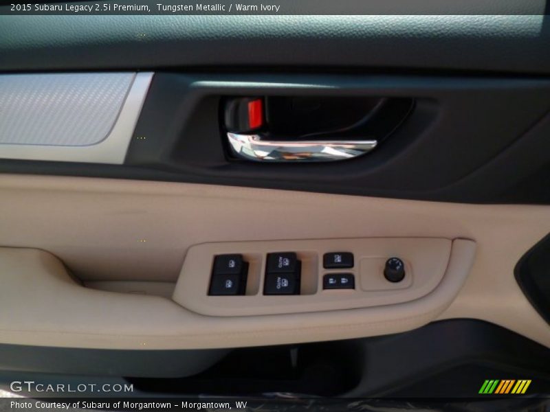 Tungsten Metallic / Warm Ivory 2015 Subaru Legacy 2.5i Premium