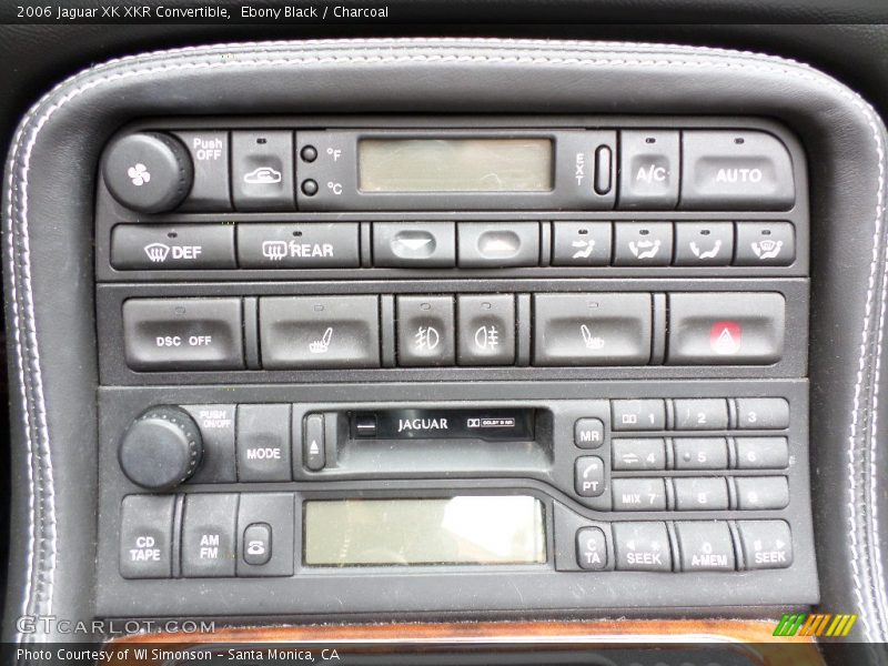 Ebony Black / Charcoal 2006 Jaguar XK XKR Convertible