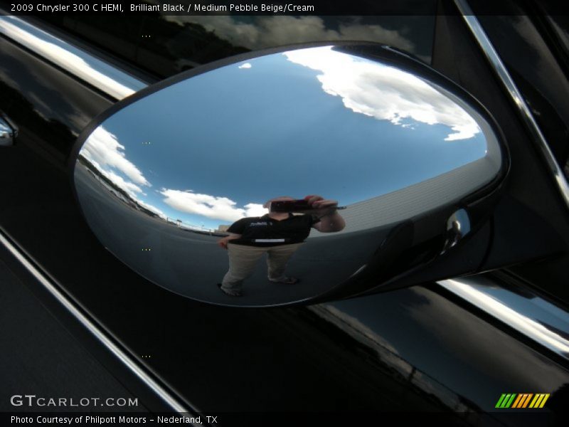 Brilliant Black / Medium Pebble Beige/Cream 2009 Chrysler 300 C HEMI