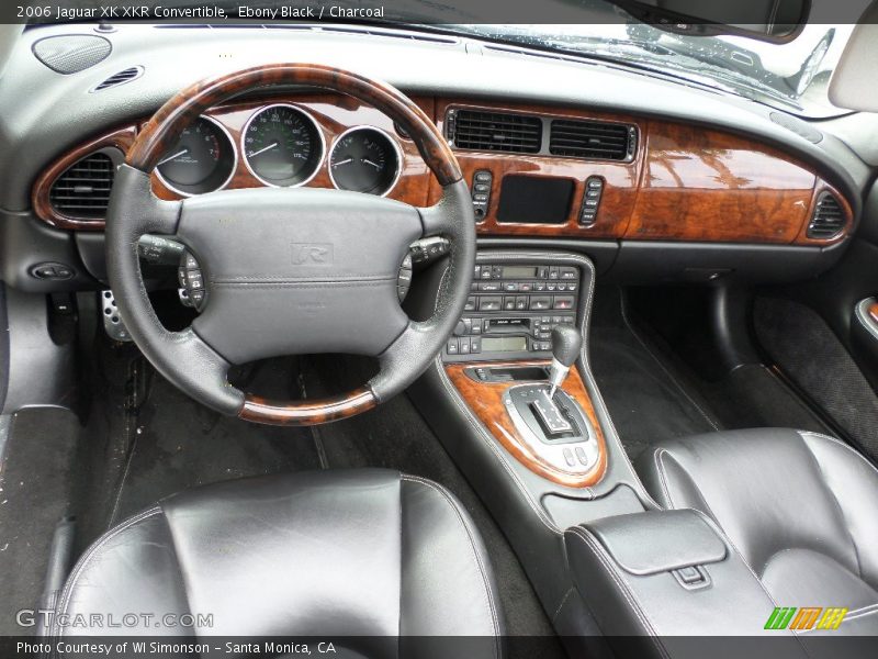 Ebony Black / Charcoal 2006 Jaguar XK XKR Convertible