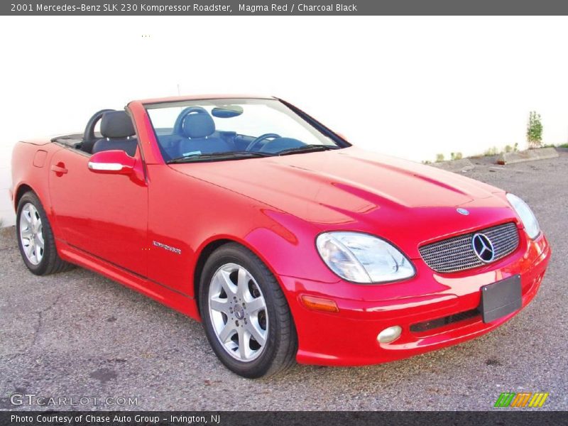 Magma Red / Charcoal Black 2001 Mercedes-Benz SLK 230 Kompressor Roadster