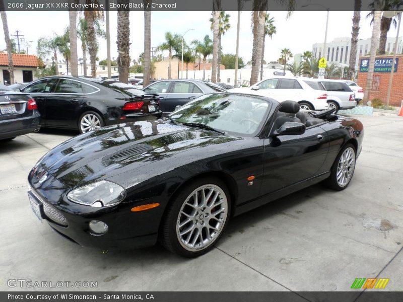 Ebony Black / Charcoal 2006 Jaguar XK XKR Convertible