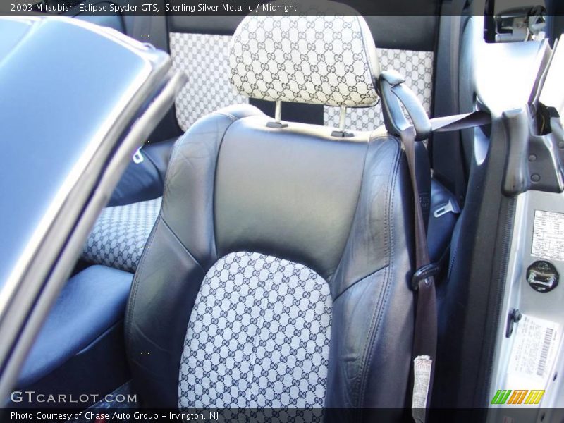 Sterling Silver Metallic / Midnight 2003 Mitsubishi Eclipse Spyder GTS