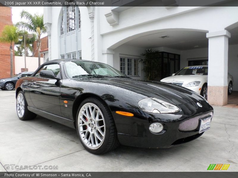 Ebony Black / Charcoal 2006 Jaguar XK XKR Convertible