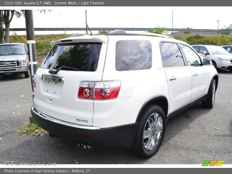 Summit White / Light Titanium 2010 GMC Acadia SLT AWD