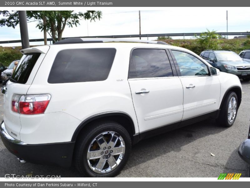 Summit White / Light Titanium 2010 GMC Acadia SLT AWD