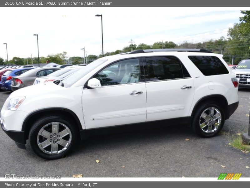 Summit White / Light Titanium 2010 GMC Acadia SLT AWD