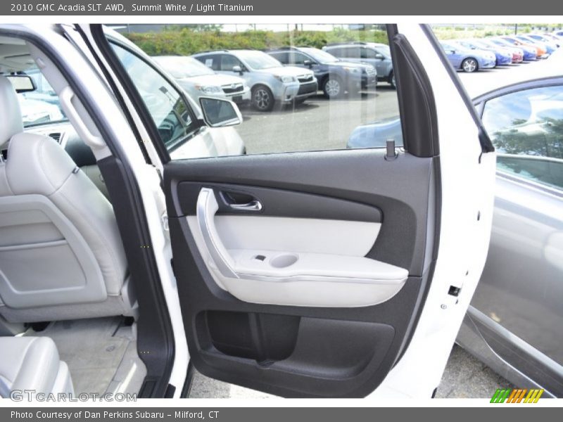 Summit White / Light Titanium 2010 GMC Acadia SLT AWD