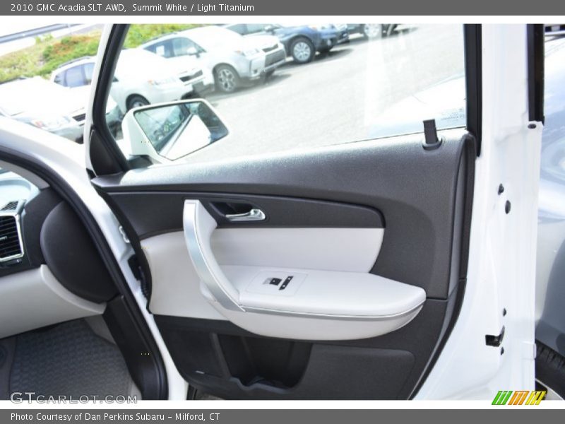 Summit White / Light Titanium 2010 GMC Acadia SLT AWD