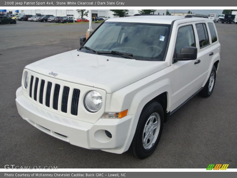 Stone White Clearcoat / Dark Slate Gray 2008 Jeep Patriot Sport 4x4